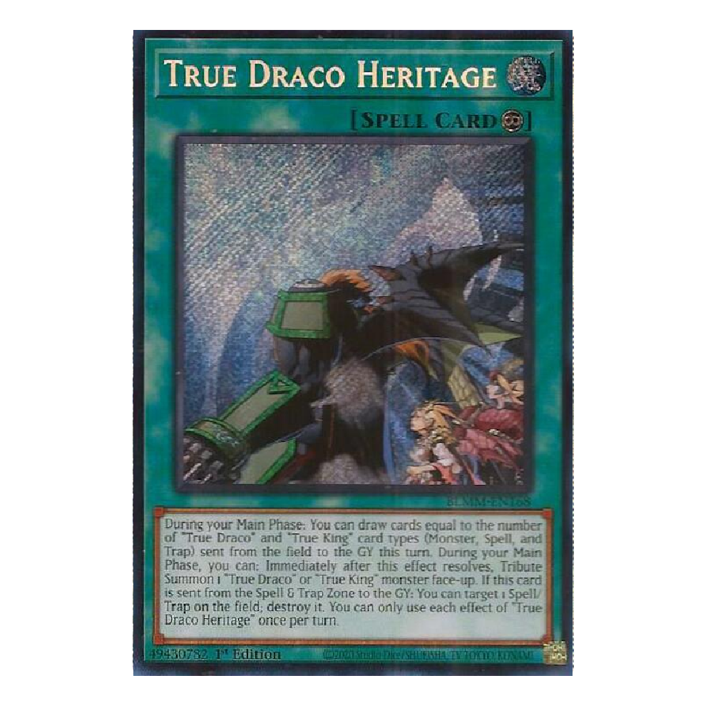 True Draco Heritage - BLMM-EN168 - Secret Rare - 1st Edition