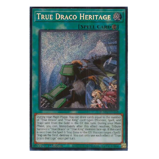 True Draco Heritage - BLMM-EN168 - Secret Rare - 1st Edition