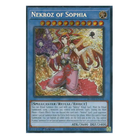 Nekroz of Sophia - BLMM-EN134 - Secret Rare - 1st Edition