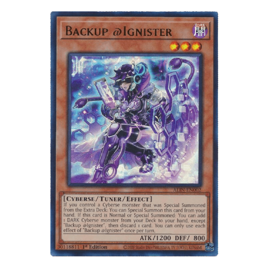 Backup @Ignister - ALIN-EN002 - Ultra Rare - 1st Edition