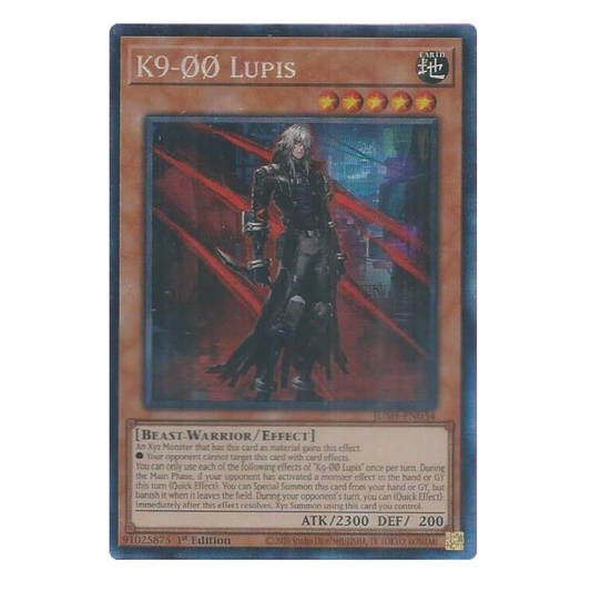 K9-00 Lupis - JUSH-EN034 - Collector's Rare - 1st Edition
