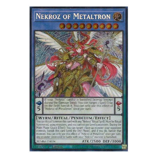 Nekroz of Metaltron - BLMM-EN026 - Secret Rare - 1st Edition