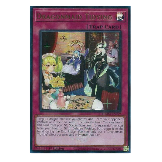 Dragonmaid Tidying - BLMM-EN069 - Ultra Rare - 1st Edition