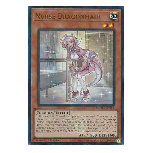 Nurse Dragonmaid - BLMM-EN054 - Ultra Rare - 1st Edition