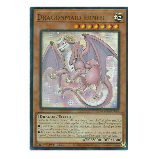 Dragonmaid Ernus - BLMM-EN055 - Ultra Rare - 1st Edition