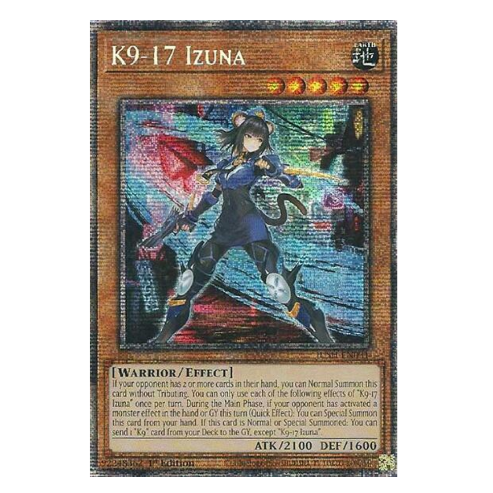 K9-17 Izuna - JUSH-EN031 - Starlight Rare - 1st Edition