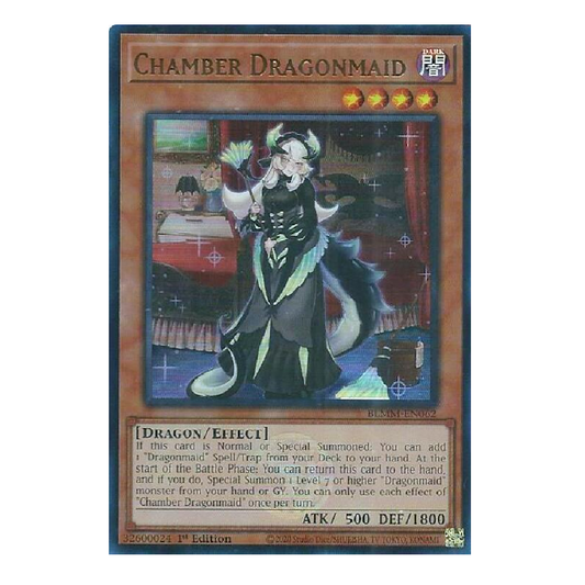 Chamber Dragonmaid - BLMM-EN062 - Ultra Rare - 1st Edition