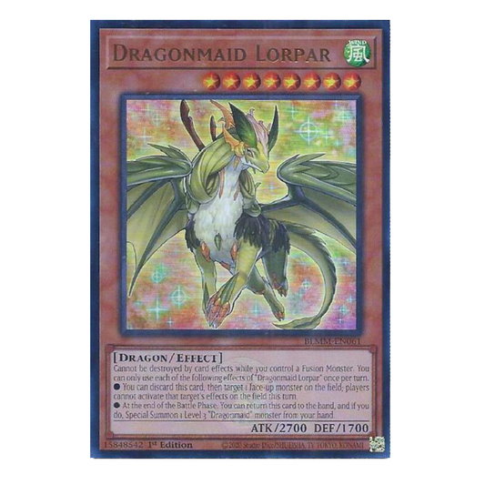 Dragonmaid Lorpar - BLMM-EN061 - Ultra Rare - 1st Edition
