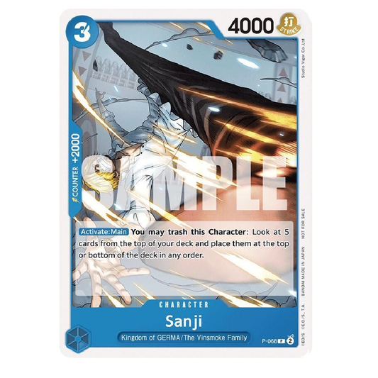 Sanji (Pirates Party Vol. 7) - P-068 - Promo - 1st Edition