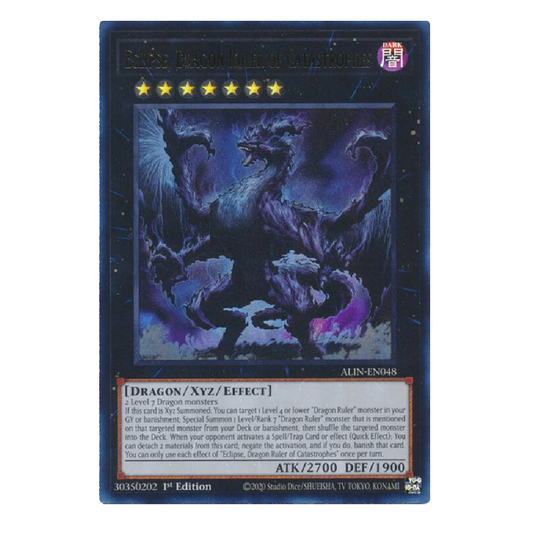 Eclipse, Dragon Ruler of Catastrophes - ALIN-EN048 - Ultra Rare - 1st Edition