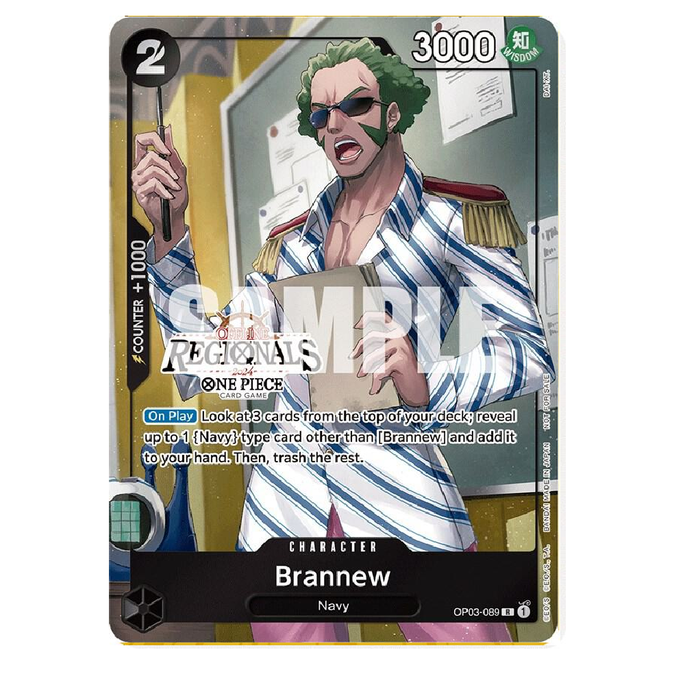 Brannew (Online Regional 2024) Participant - OP03-089 - R - 1st Edition