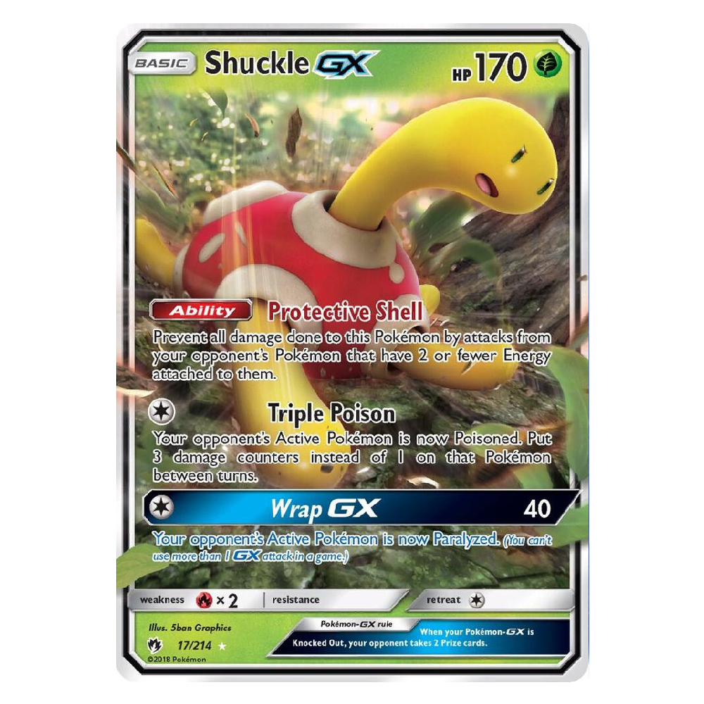 Shuckle GX - SM8 17/214 - Ultra Rare