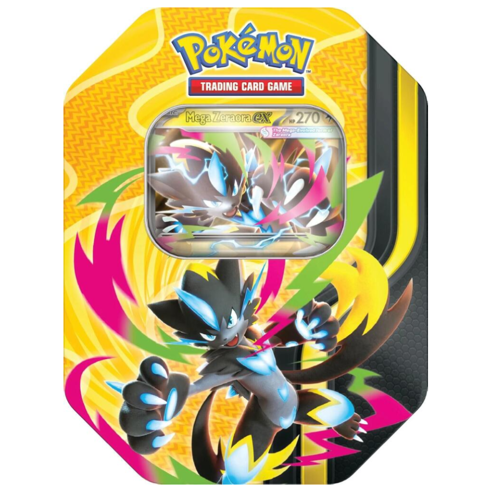 Pokemon TCG: Mega Evolution - Mega Forces Tin - Mega Zeraora ex