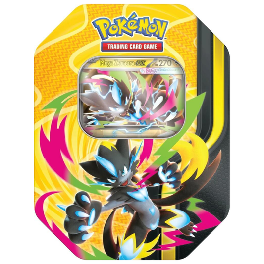 Pokemon TCG: Mega Evolution - Mega Forces Tin - Mega Zeraora ex