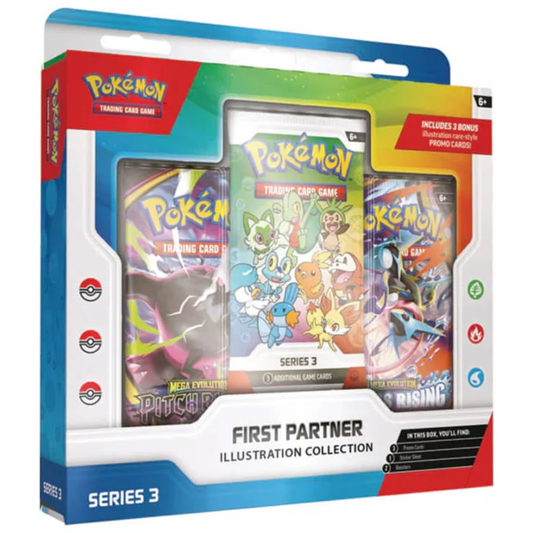 Pokemon TCG: Mega Evolution - First Partner Illustration Collection - Series 3