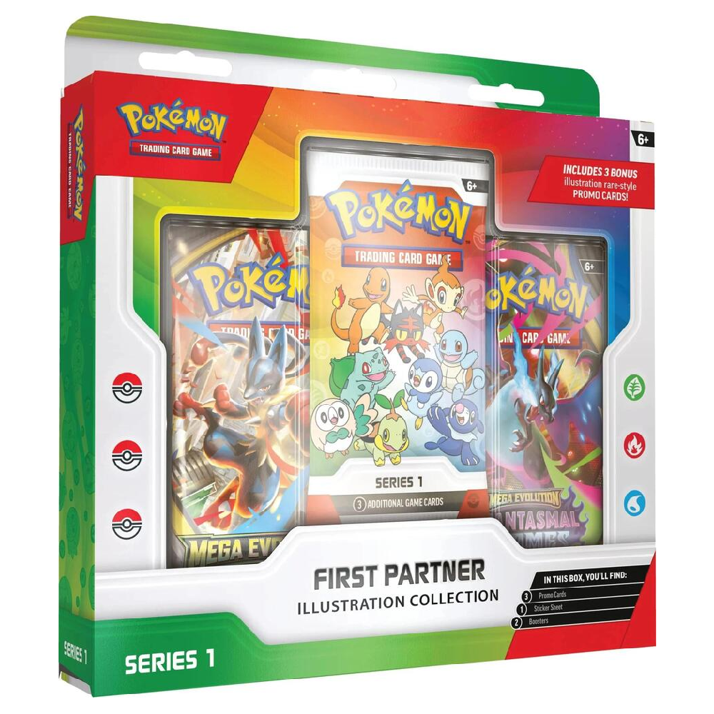 Pokemon TCG: Mega Evolution - First Partner Illustration Collection - Series 1
