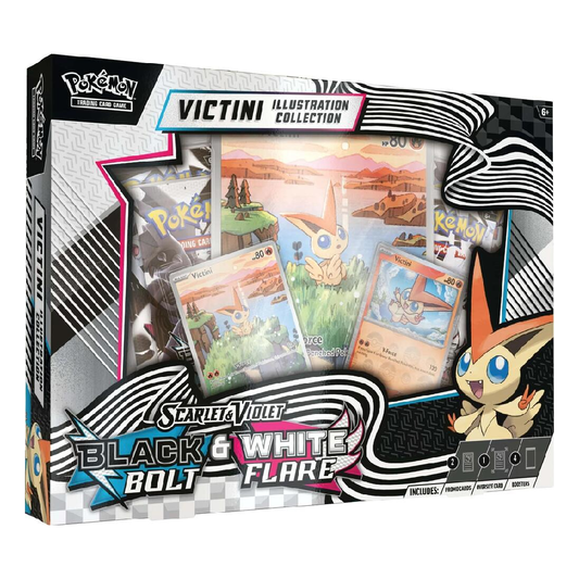 Pokemon TCG: Scarlet & Violet - Unova Victini Illustration Collection - Black Bolt & White Flare