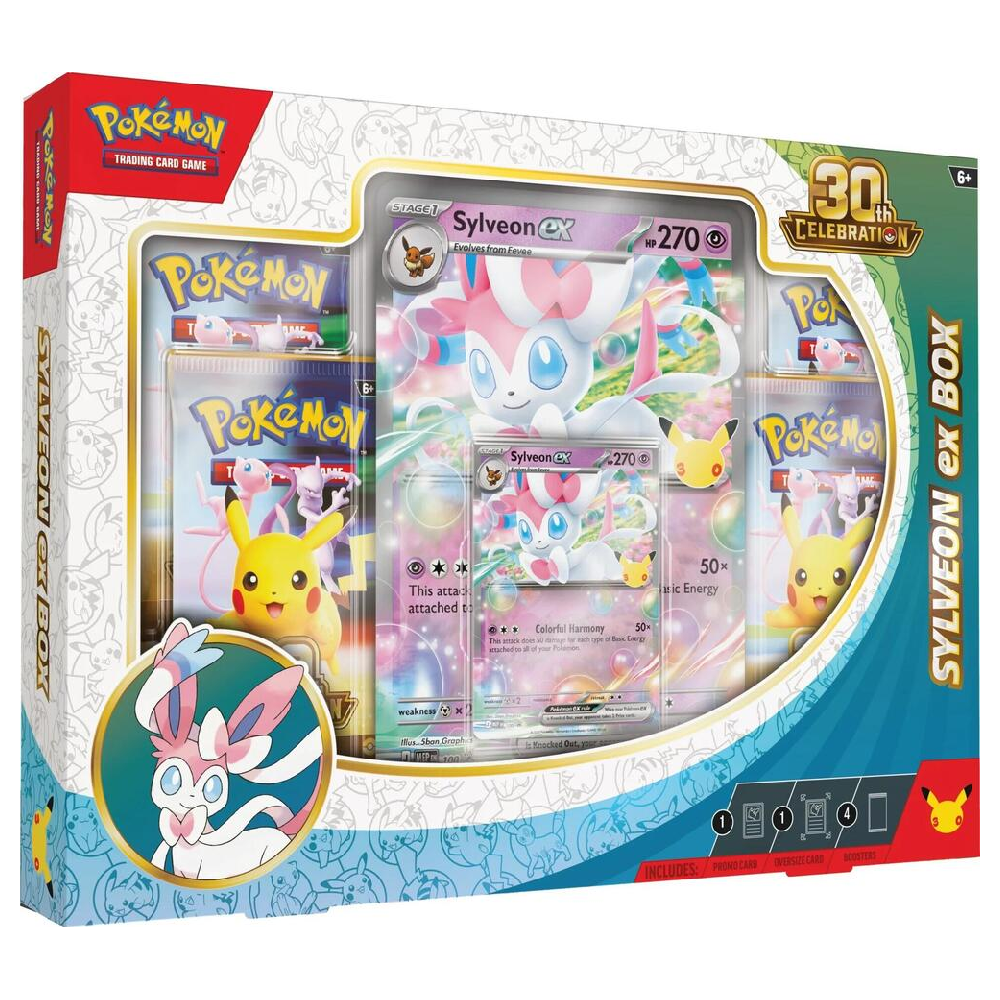Pokemon TCG: Mega Evolution - Sylveon ex Box - 30th Celebration
