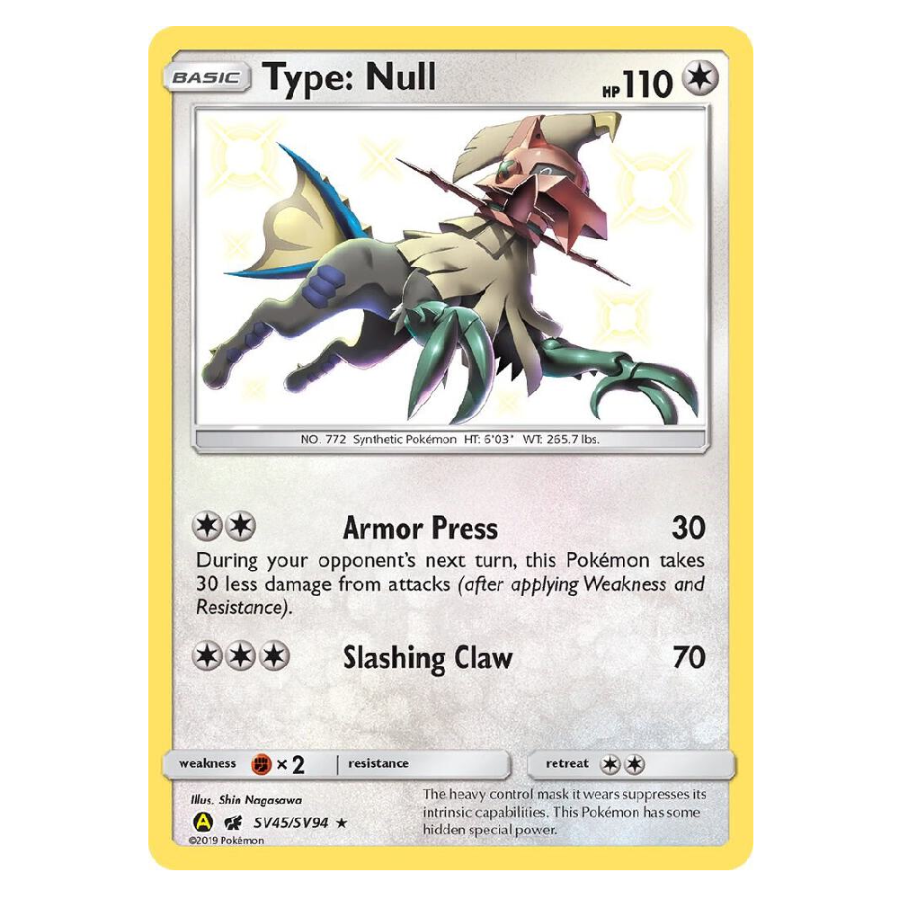 Type: Null - SV45/SV94 - Shiny Holo Rare