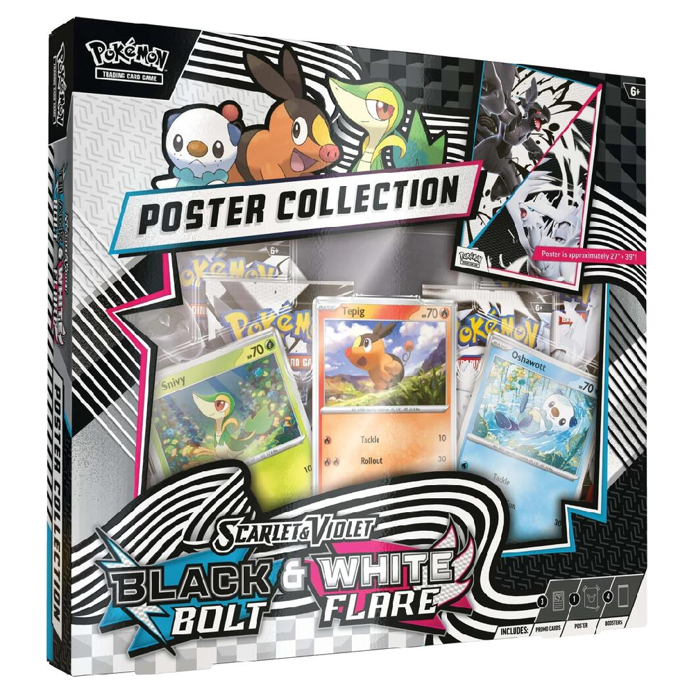 Pokemon TCG: Scarlet & Violet - Unova Poster Collection - Black Bolt & White Flare