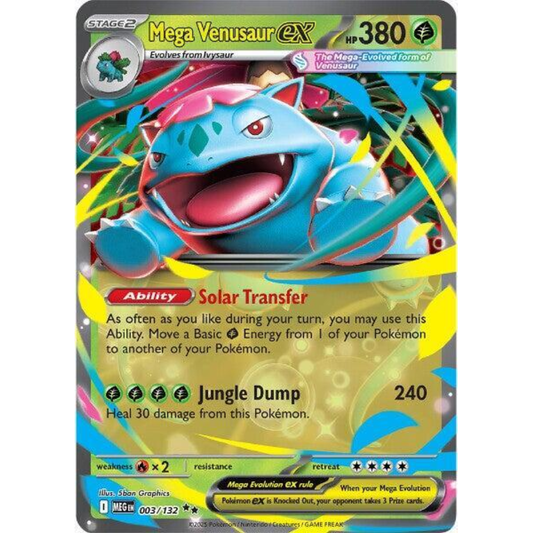 Mega Venusaur ex - MEG 003/132 - Double Rare