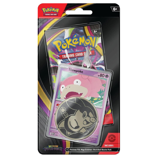 Pokemon TCG: Mega Evolution - Blister & Coin - Pitch Black (Slowpoke)