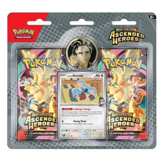 Pokemon TCG: Mega Evolution - 2 Pack Blister - Ascended Heroes - Larry