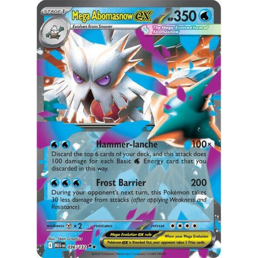 Mega Abomasnow ex - MEG 036/132 - Double Rare