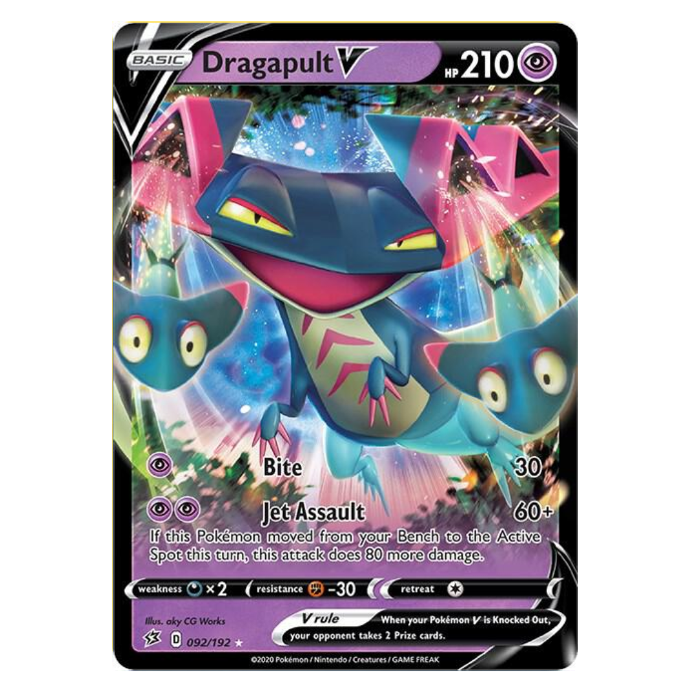 Dragapult V - 092/192 - Ultra Rare - 1st Edition