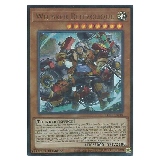 Whisker Blitzclique - CORI-EN010 - Ultra Rare - 1st Edition