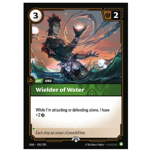 Wielder of Water - OGN 055/298 - Promo -  1st Edition