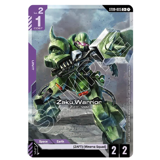 Zaku Warrior - ST09-005 - C+ - 1st Edition